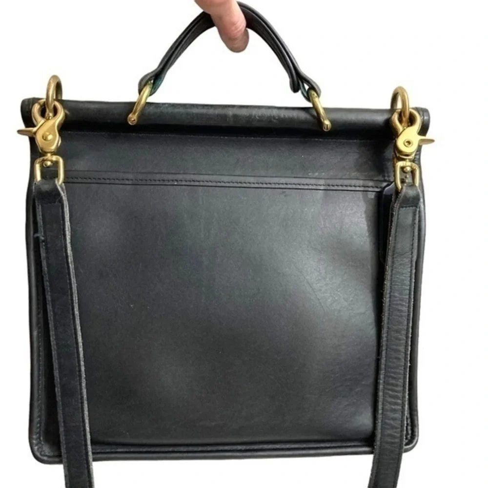 Coach black leather vintage Willis bag 1999 Costa Rica